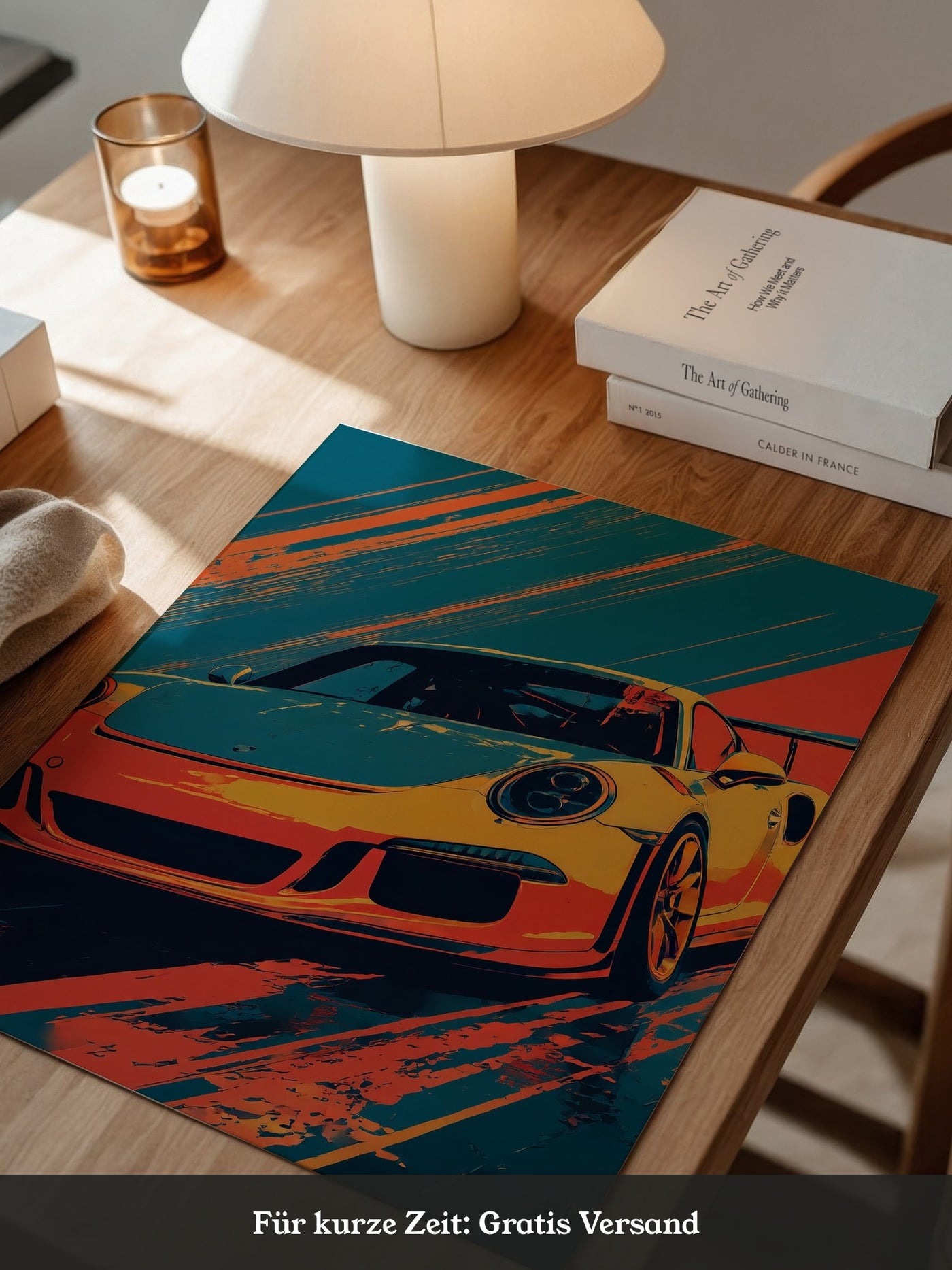 Porsche Sportwagen Pop-Art
