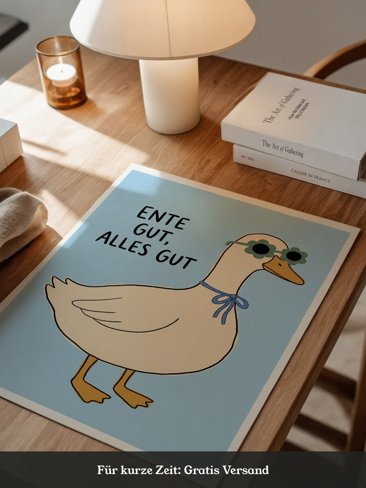 Ente Sonnenbrille Poster