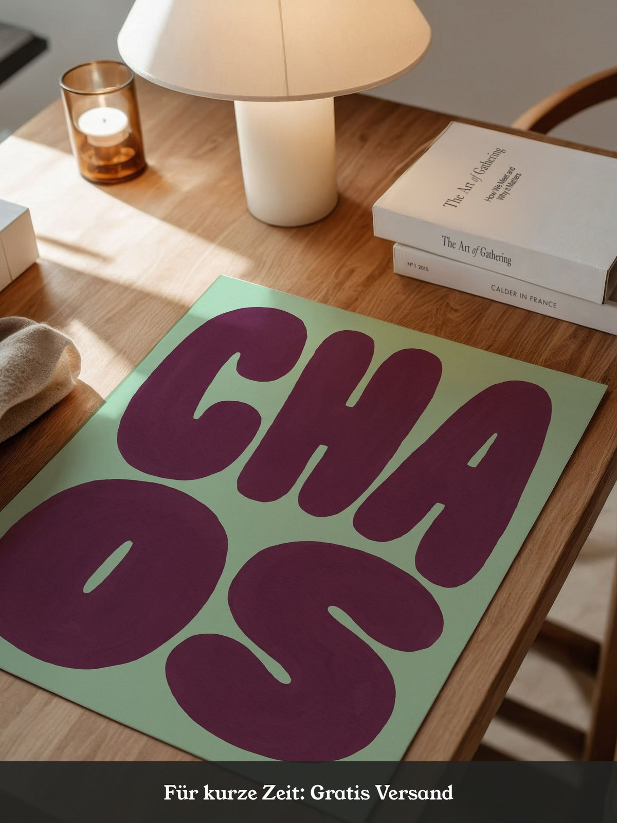 Chill Vibes Poster Minze