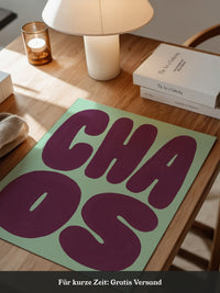 Chill Vibes Poster Minze