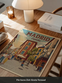 Madrid Gasse Retro Stil