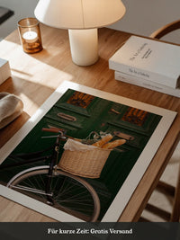 Fahrradkorb Baguettes Vintage Charme