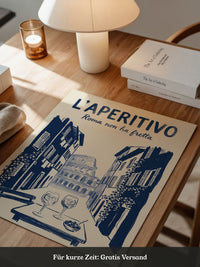 Aperol Spritz Roma Illustration