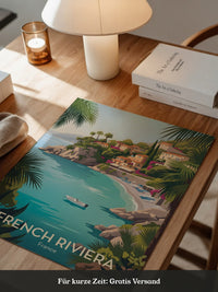 Sommerliche Küste Pastellträume