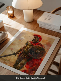 Römischer Krieger Aquarell