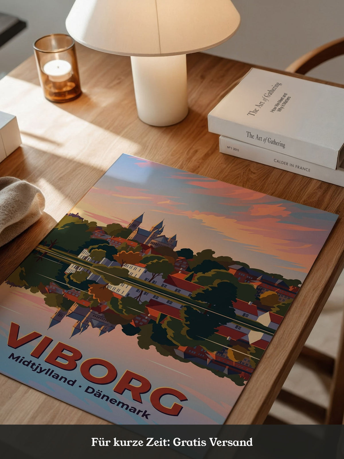 Viborg Schloss Sonnenuntergang