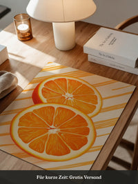Orangen Scheiben grafisch