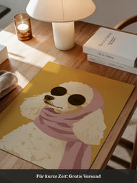 Pudel Sonnenbrille Pastell