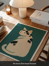 Weiße Katze Flecken