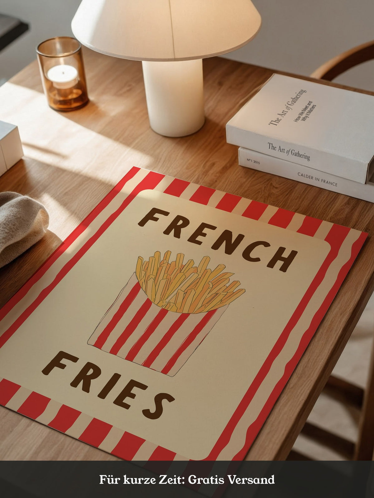 Pommes Streifen Stil
