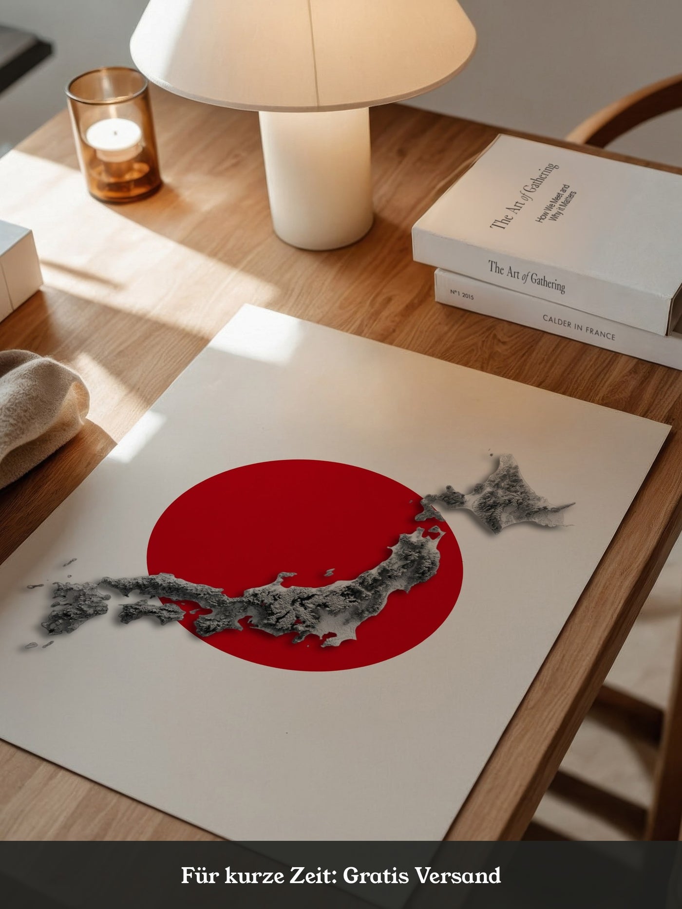 Japan Inseln Rot Kreis