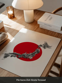 Japan Inseln Rot Kreis