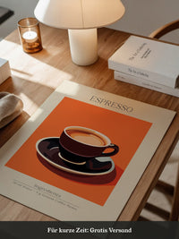 Espressotasse Orange Retro