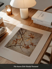 Herbstliche Zweige Vintage-Look