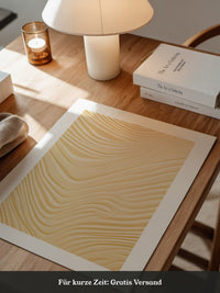 Wellenstruktur Beige