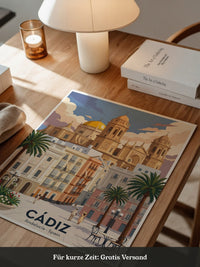 Cádiz Kathedrale Pastellfarben
