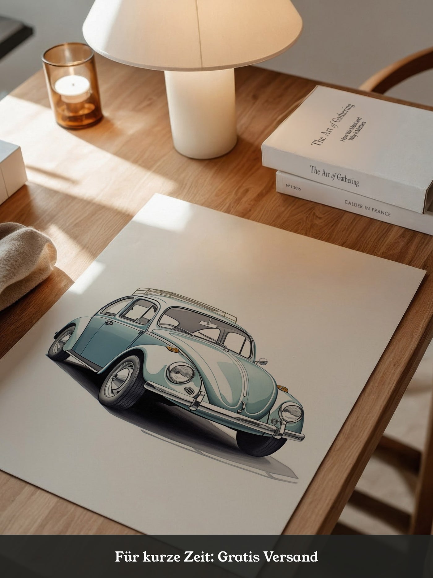 Käfer Hellblau Illustration