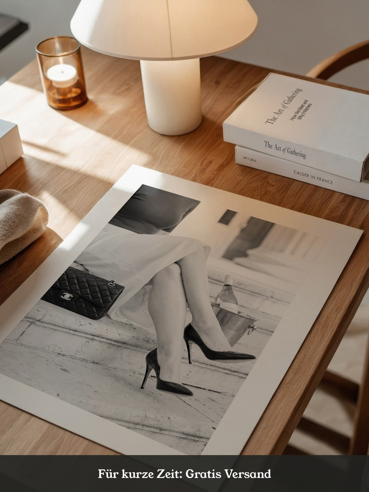 Elegant Frau Beine Retro Stil