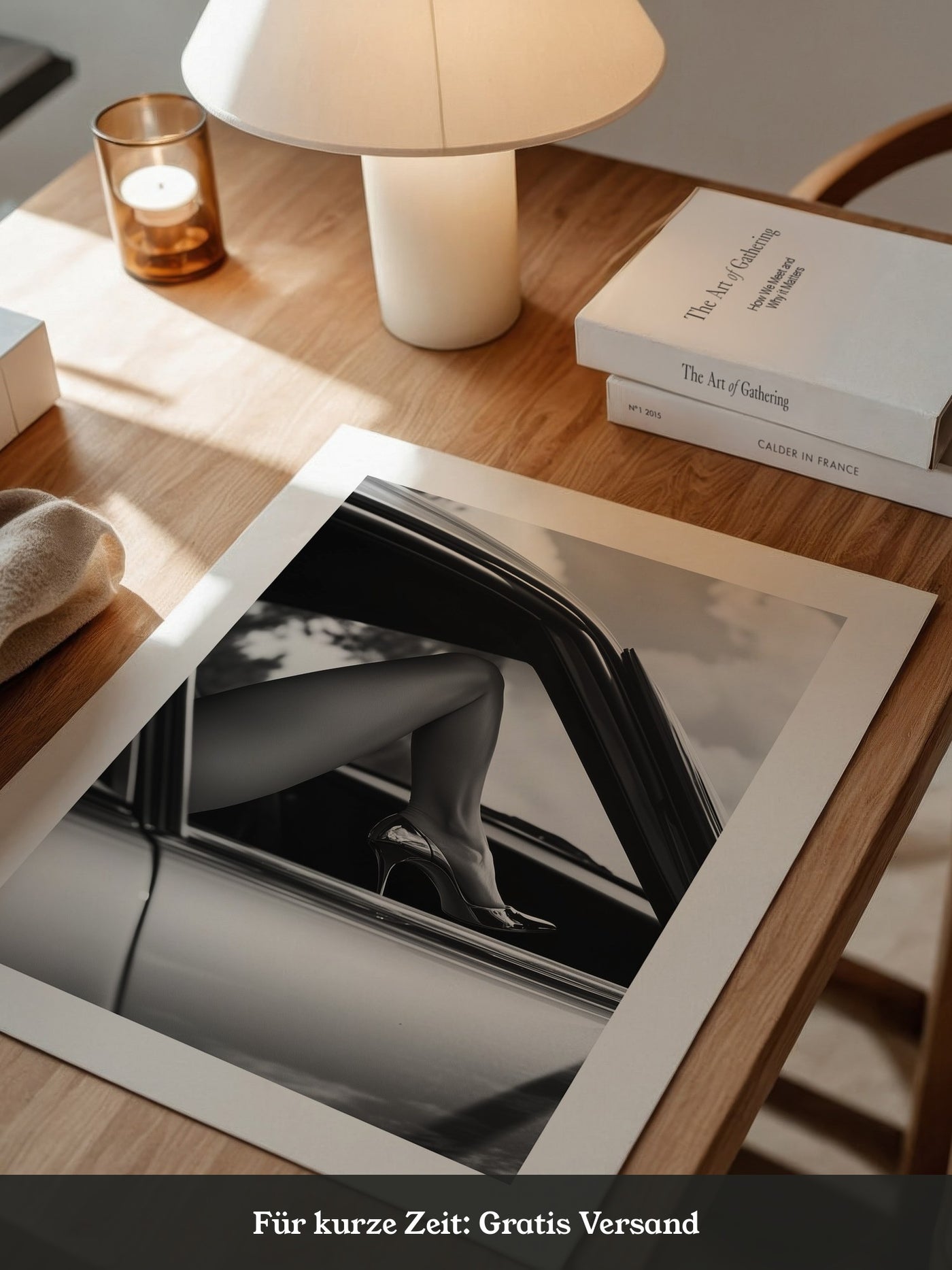 Auto Bein Graustufen Eleganz