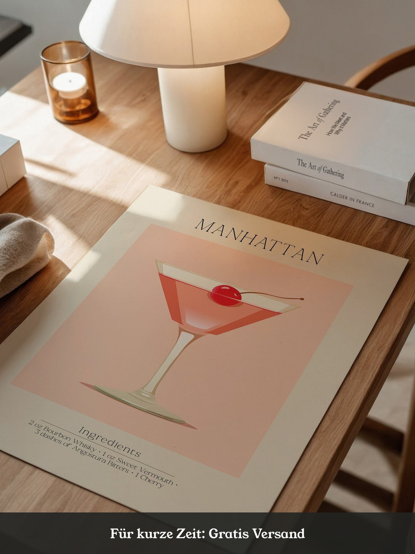 Cocktailglas Kirsche Illustration