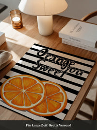Orangenscheiben Retro Charme