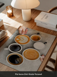 Kaffee Vielfalt Draufsicht