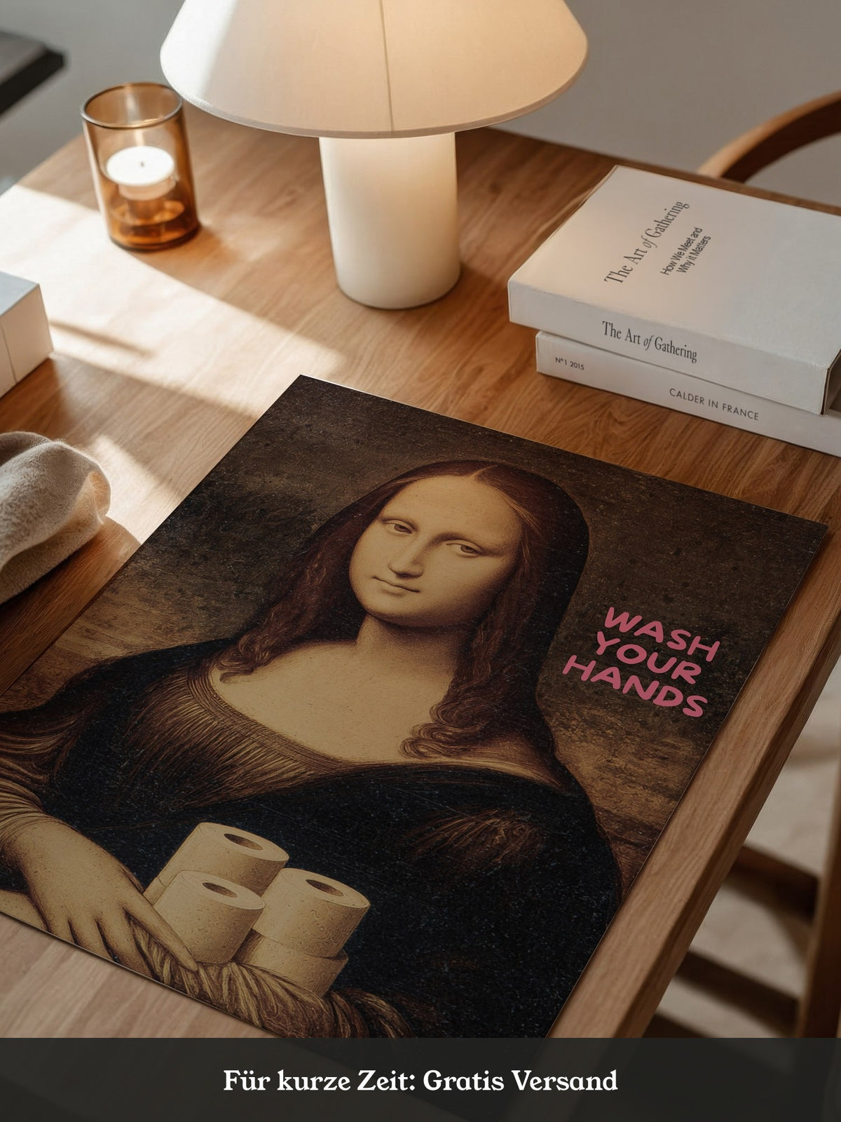Mona Lisa Toilettenpapier Humor