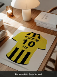 Dortmund Trikot gelb Rückansicht