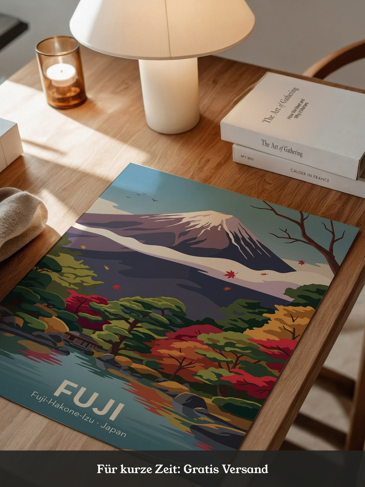 Mount Fuji Herbstfarben