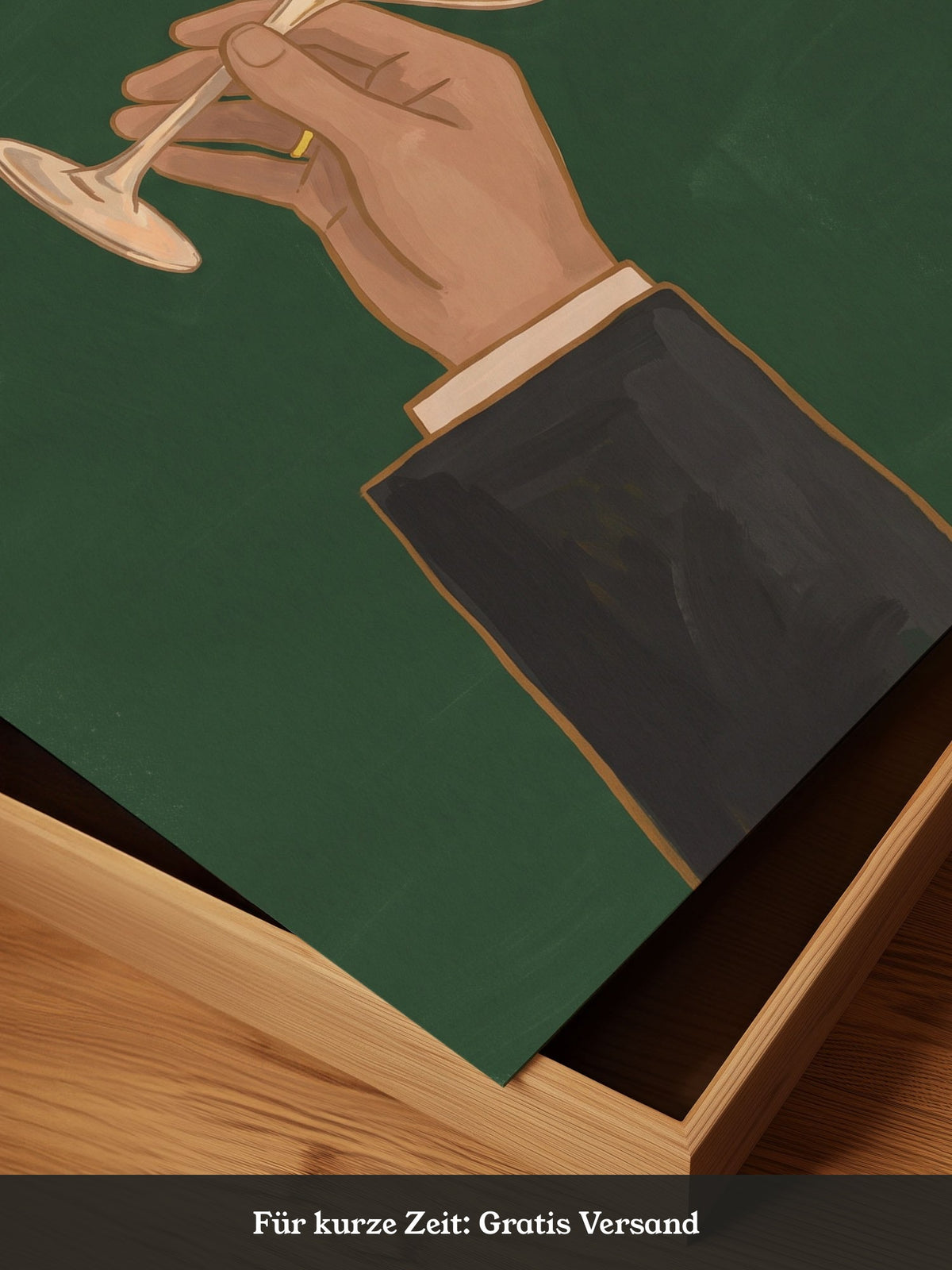 Champagnerglas Illustration