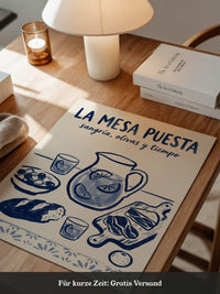 Mesa Puesta Sangría Olivas