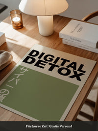Digital Detox Grünblock