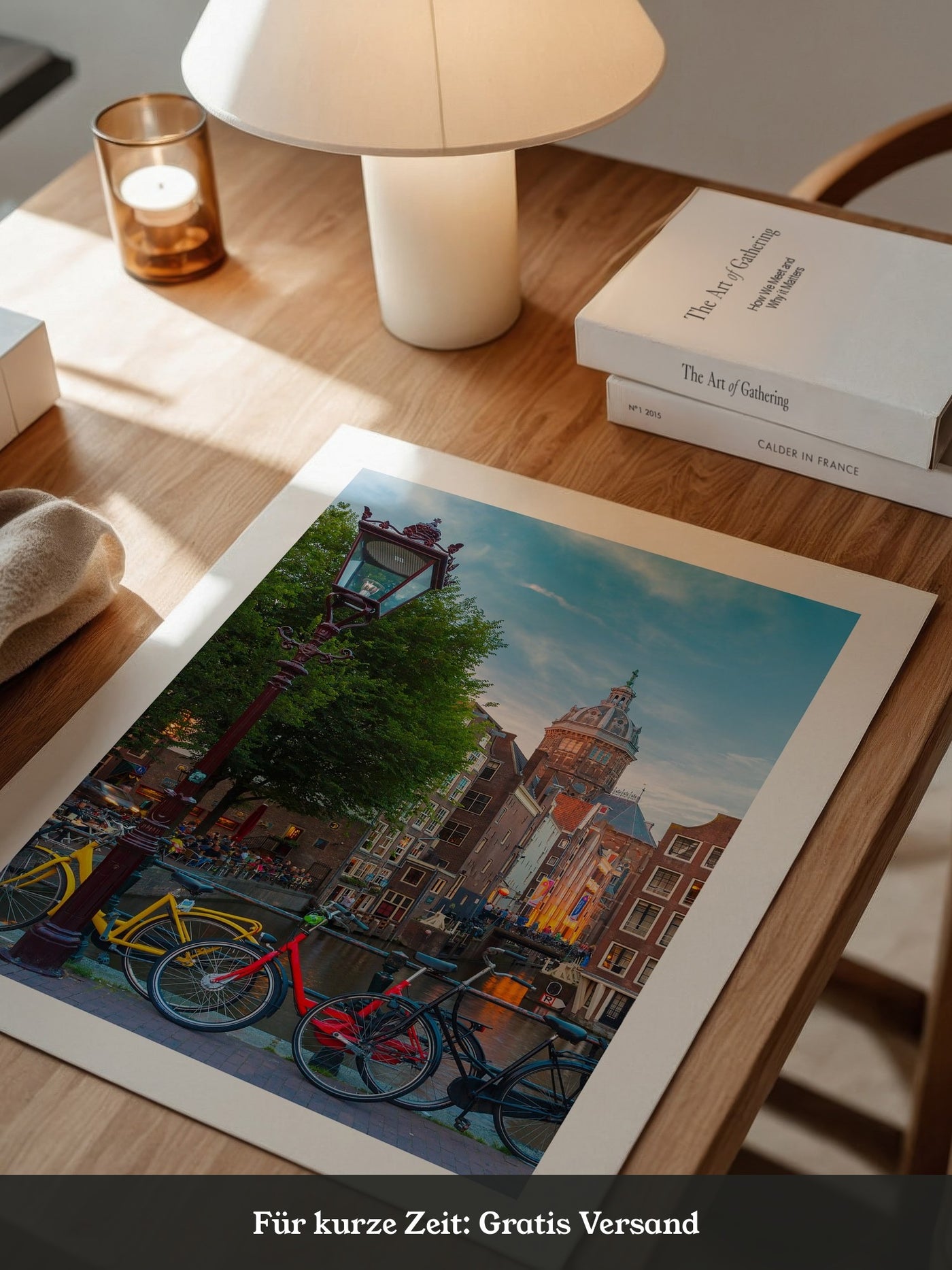 Amsterdam Fahrräder Kanalabend