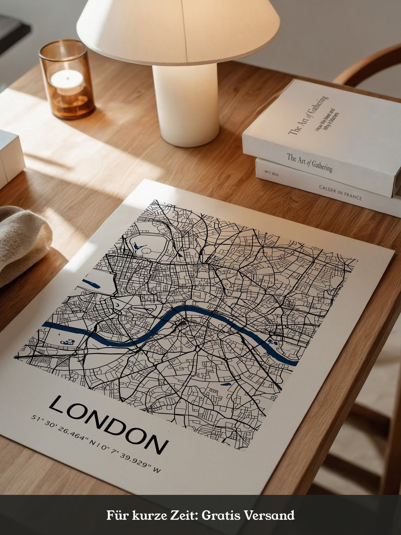 London Karte minimalistisch