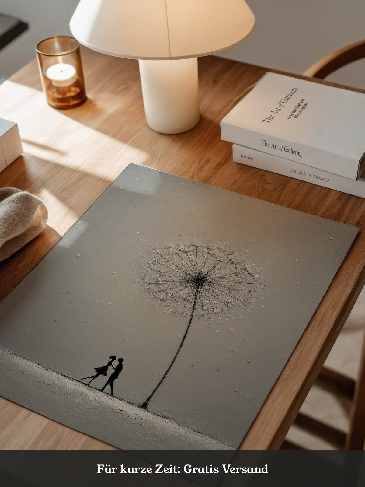 Pusteblume Tanz Silhouetten