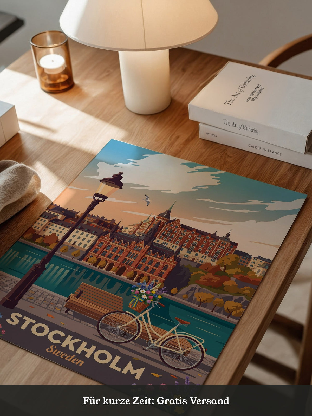 Stockholm Panorama Sonnenuntergang