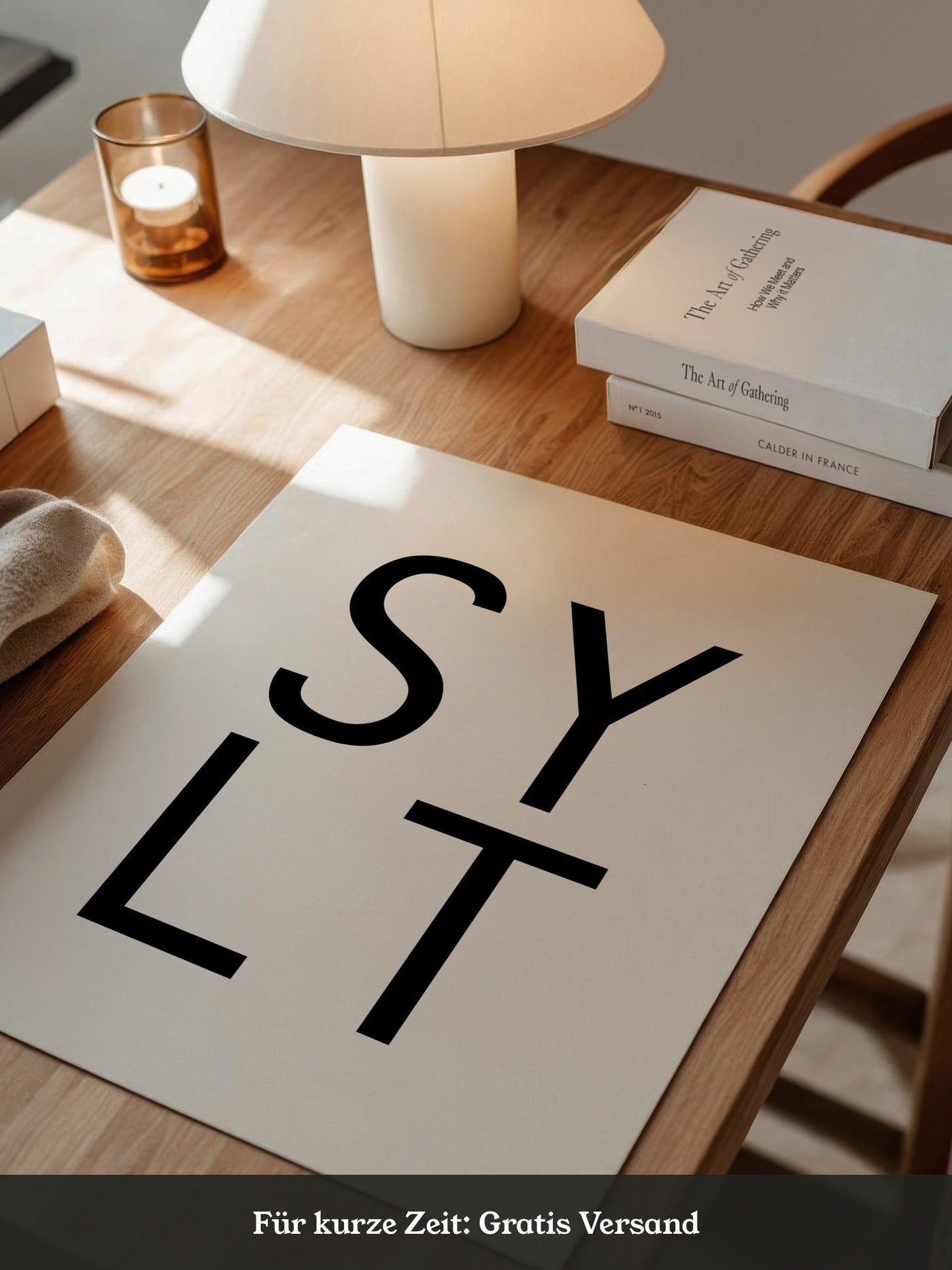 SYLT Typografie minimalistisch