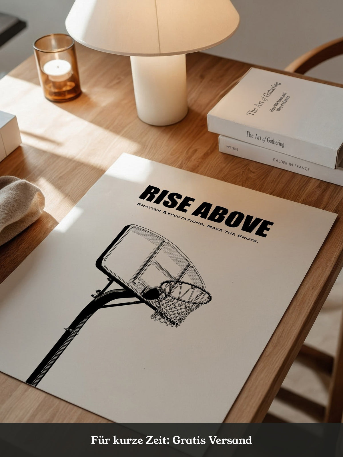 Basketballkorb Schwarzweiß