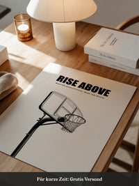 Basketballkorb Schwarzweiß