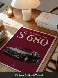 Mercedes Luxusauto Illustration
