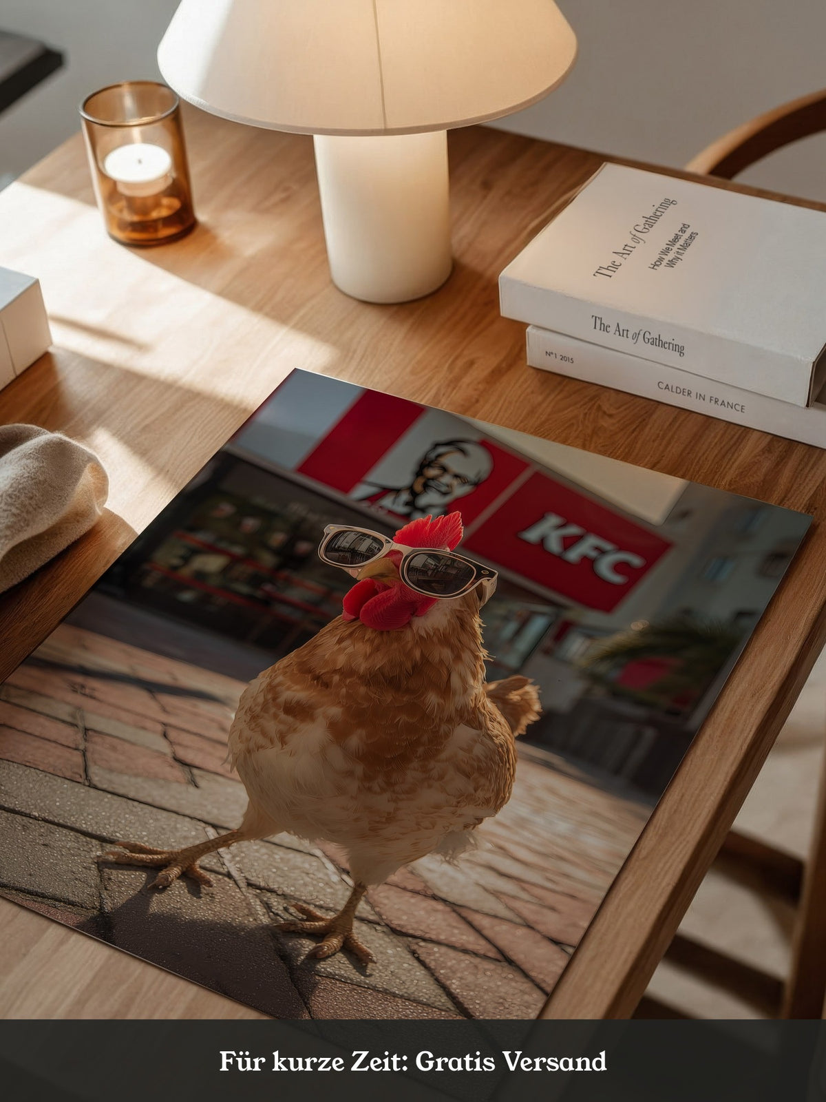 Huhn Sonnenbrille Retro Flair