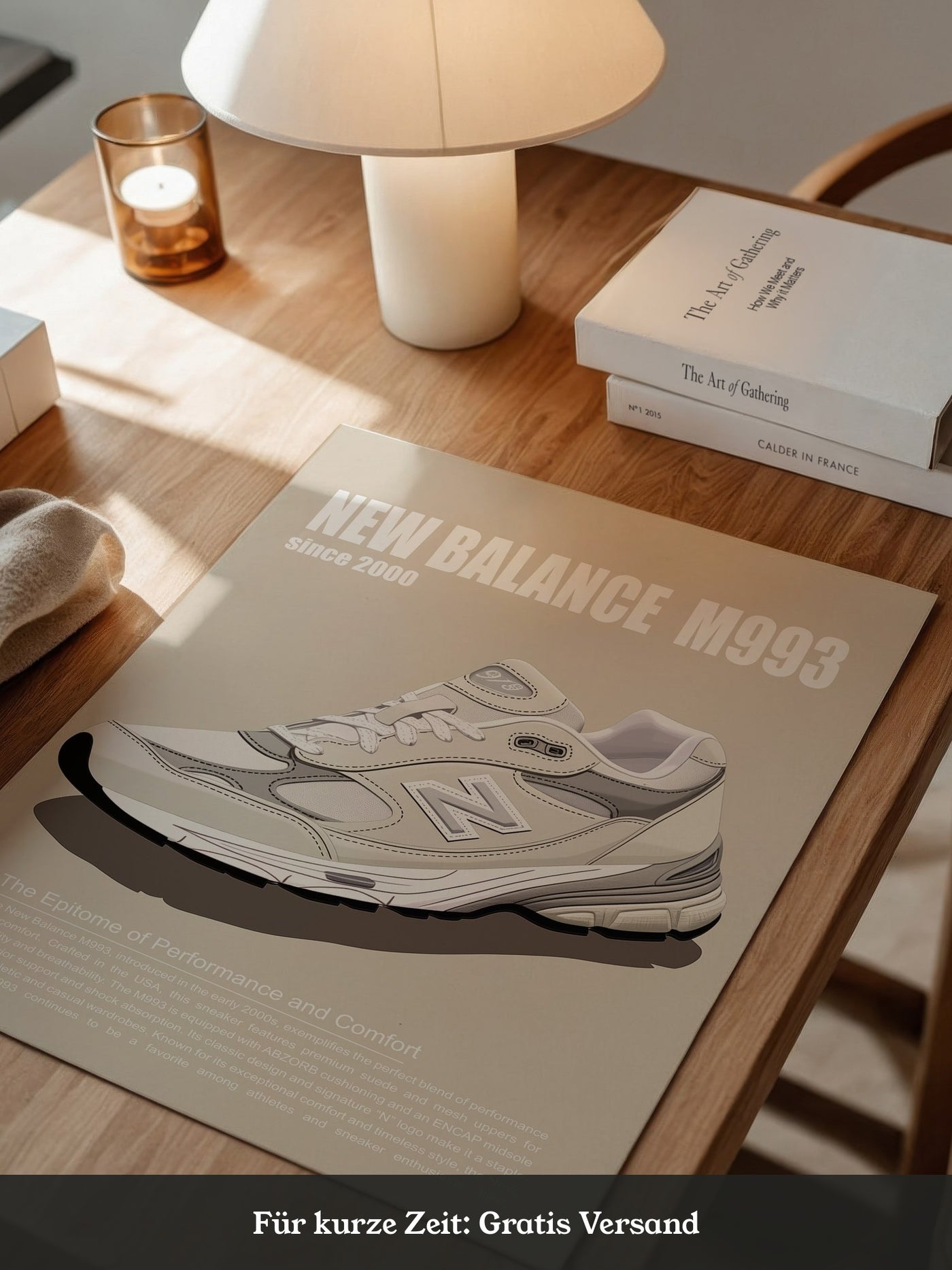 Sneaker Illustration Retro-Stil