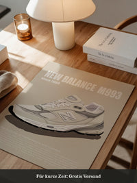 Sneaker Illustration Retro-Stil