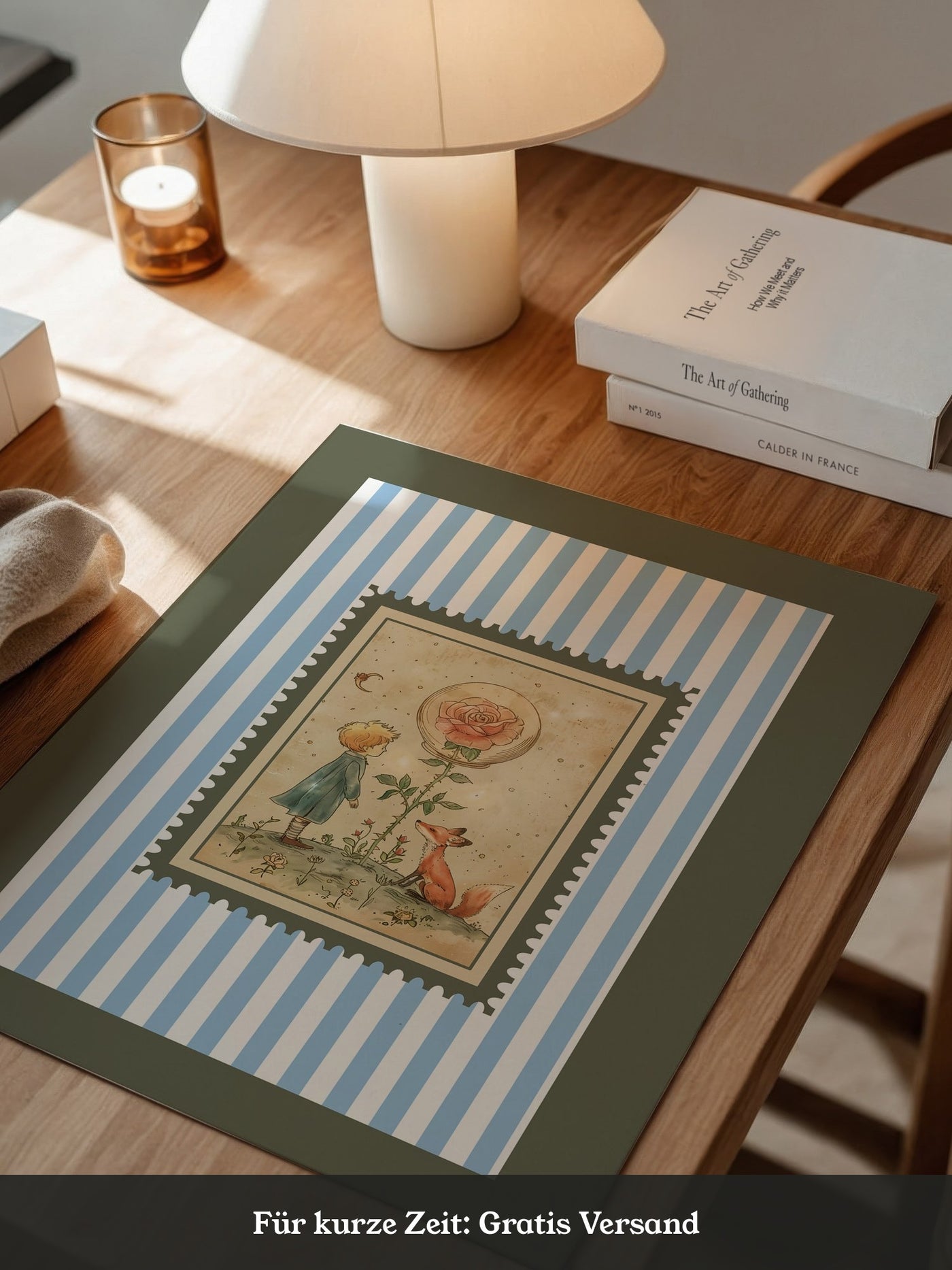 Kleiner Prinz Illustration Vintage
