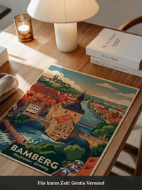 Bamberg Altstadt Brückenansicht