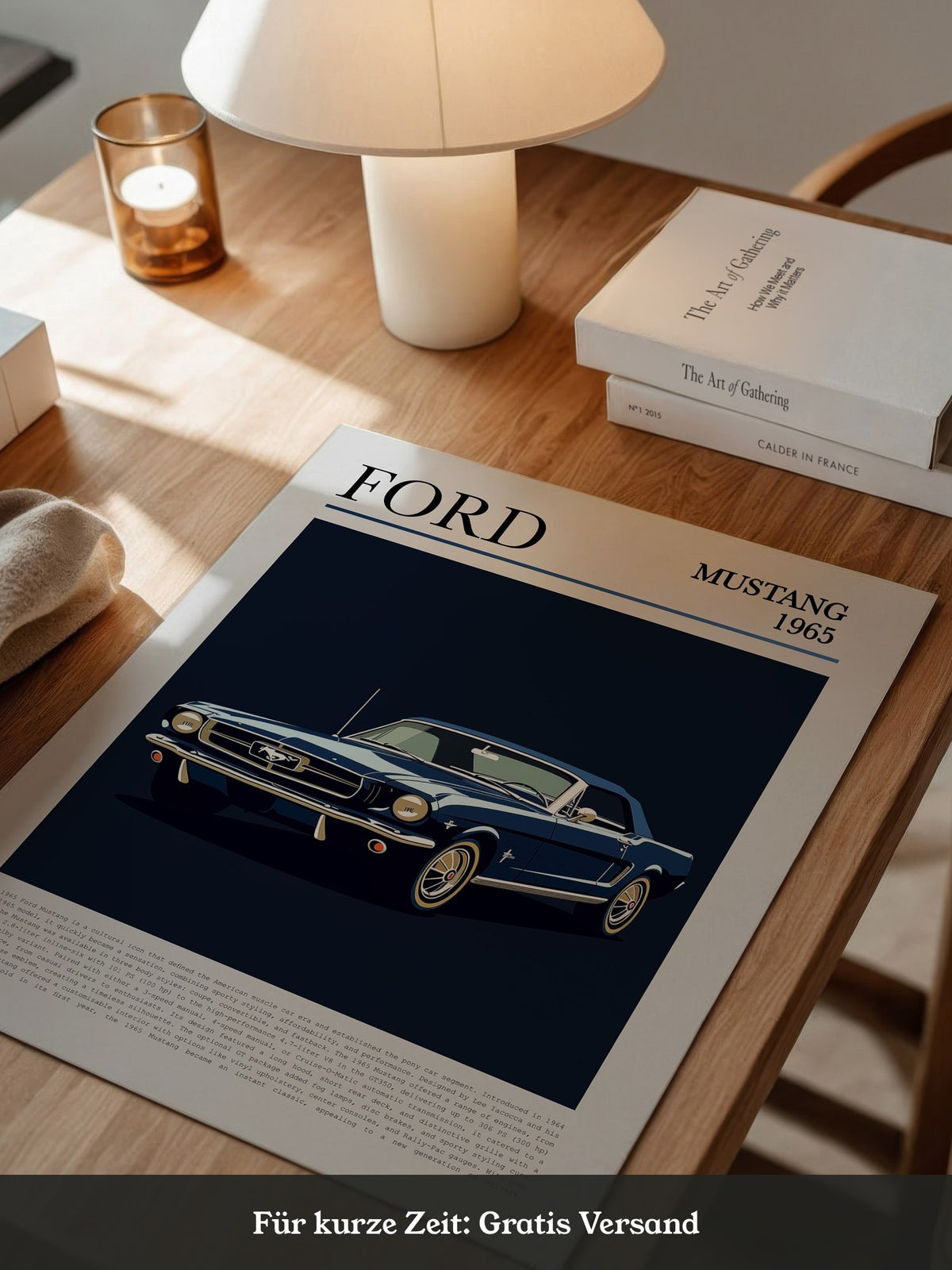 Ford Mustang 1965 Retroblau