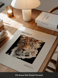 Leopard Aquarell Intensiv