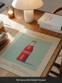Cola Flasche Vintage Illustration