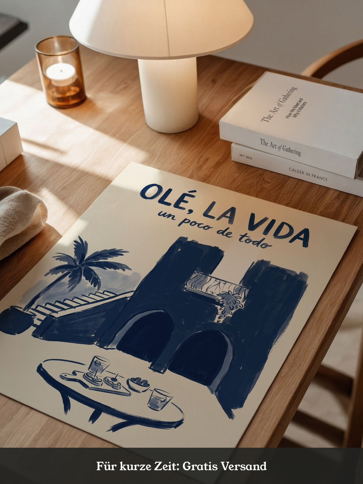 Spanische Architektur Blau