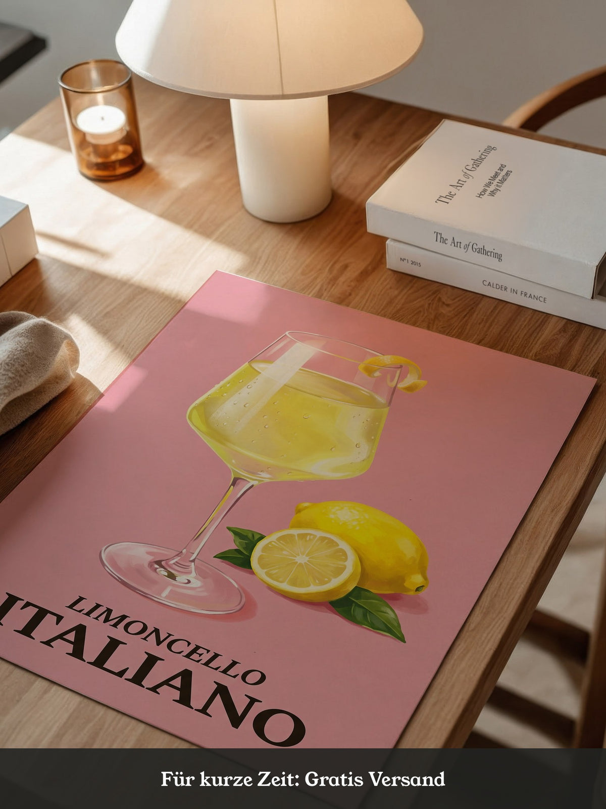 Limoncello Glas Gelb